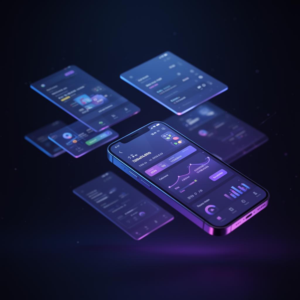 3D mobile UI