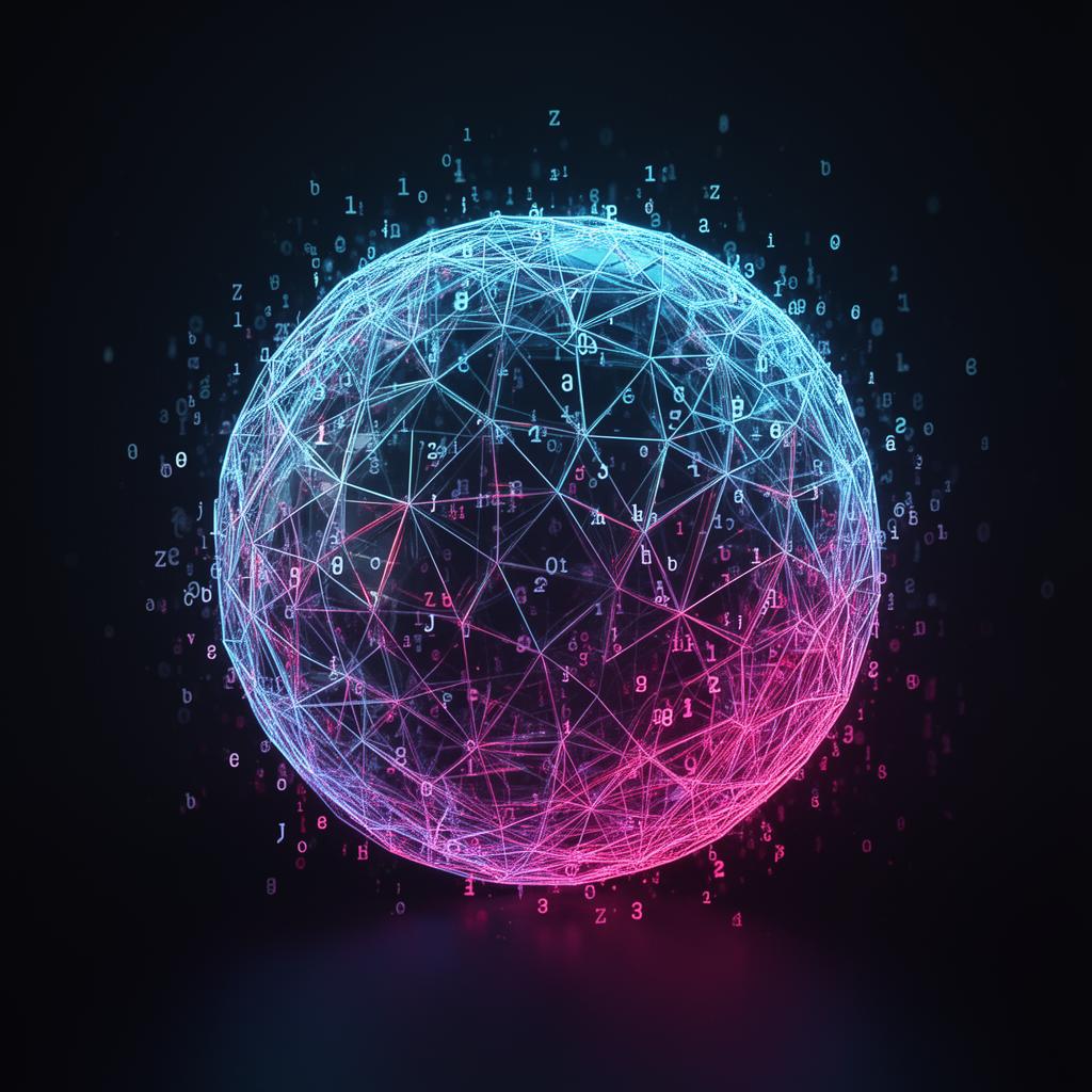 3D wireframe sphere